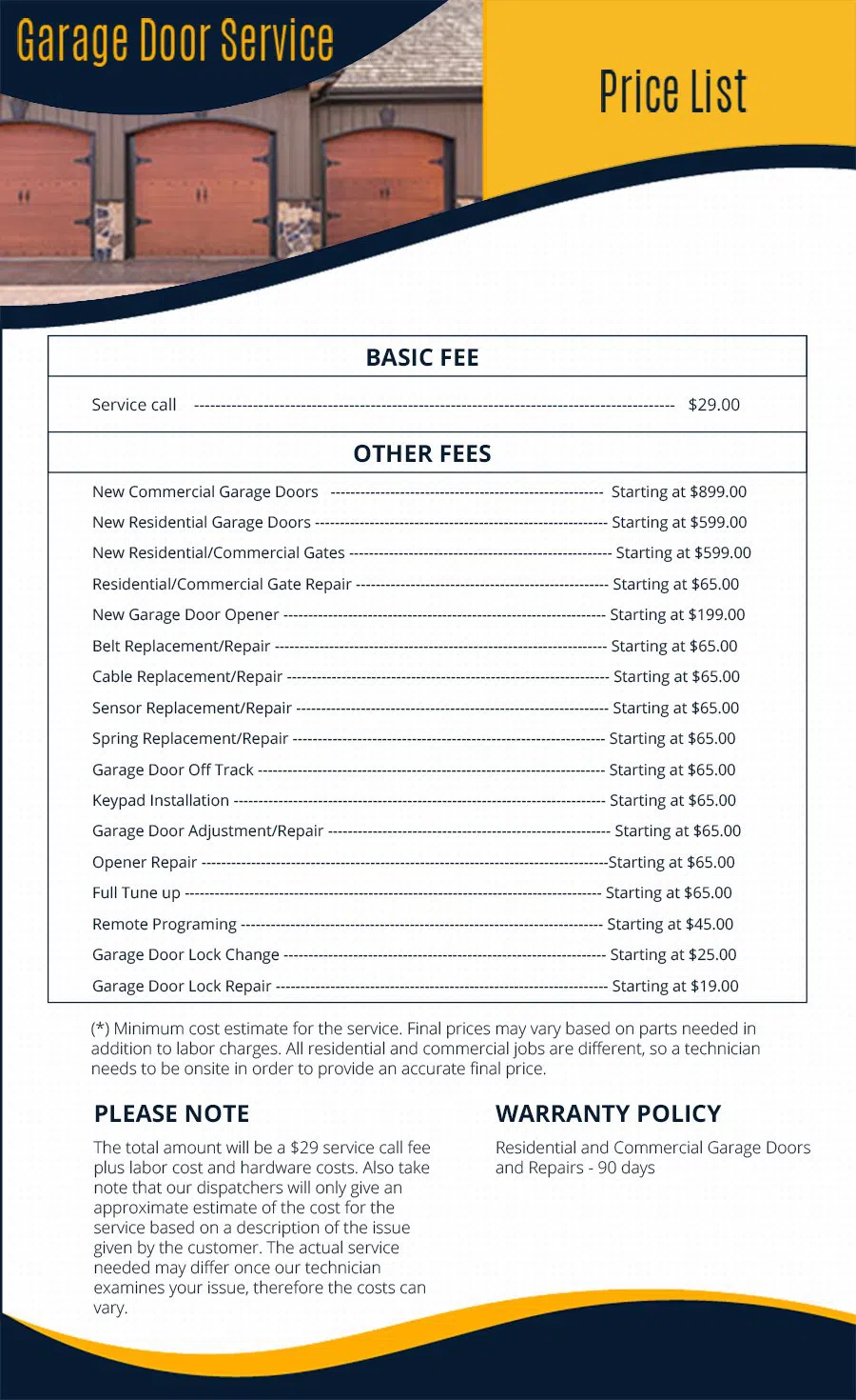 USA Garage Doors Service Mesquite, TX 972-427-4568